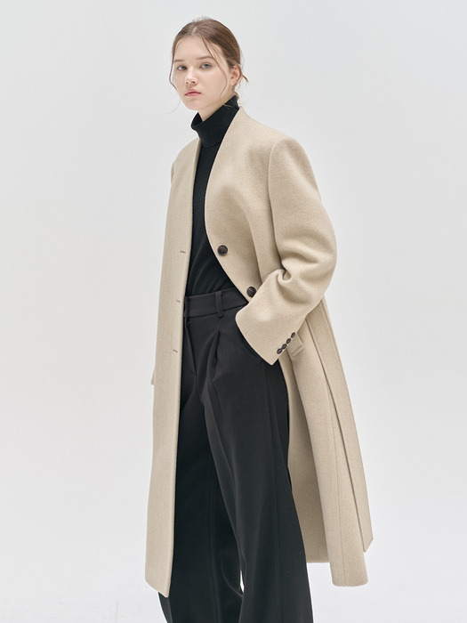 24WN collarless minimal coat [O/BE]