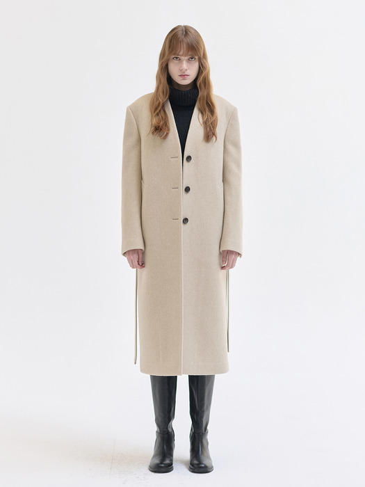 24WN collarless minimal coat [O/BE]