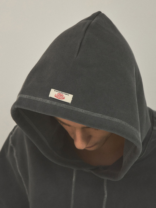 Pigment Washed Dyeing OG Hood Sweatshirt_4Color(WV25-TP02)