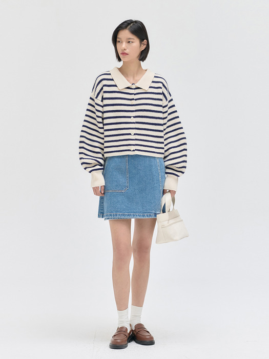 25SN casual crop cardigan [ST]