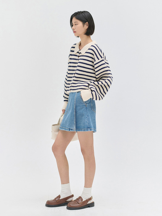 25SN casual crop cardigan [ST]