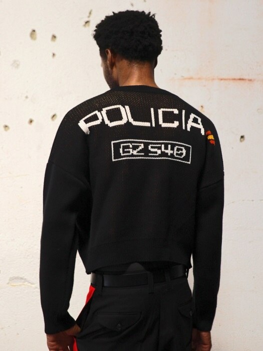 POLICIA CROPPED KNIT