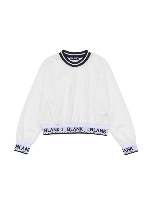 NET BLANK PULLOVER-WH