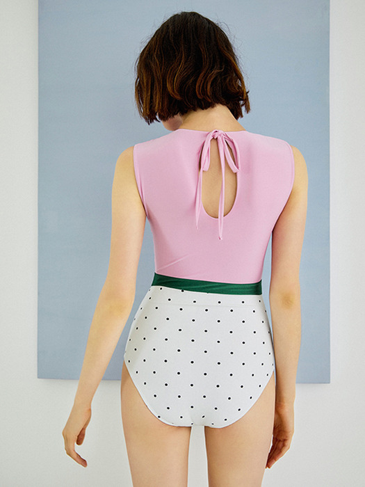 19 Fiona H Suit - Pink / Dot