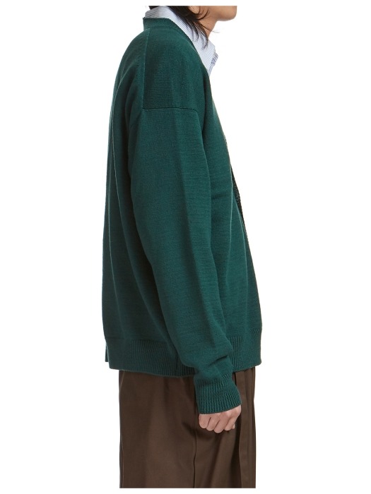 Oversized Cardigan Green