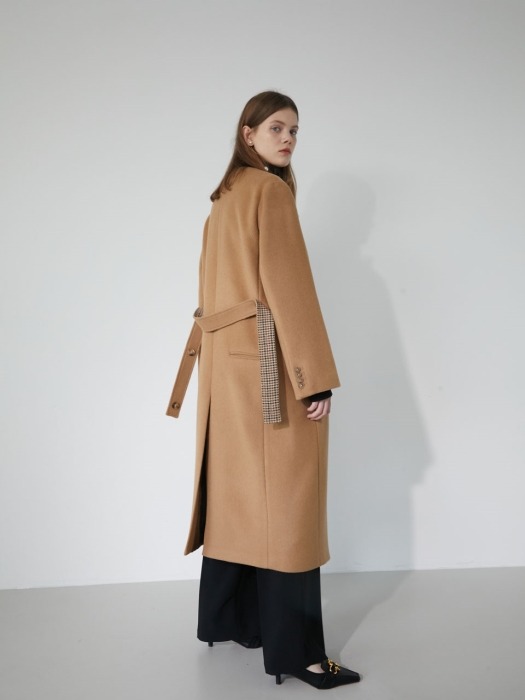 19 WINTER_CAMEL WOOL DUMBLE MUFFLER