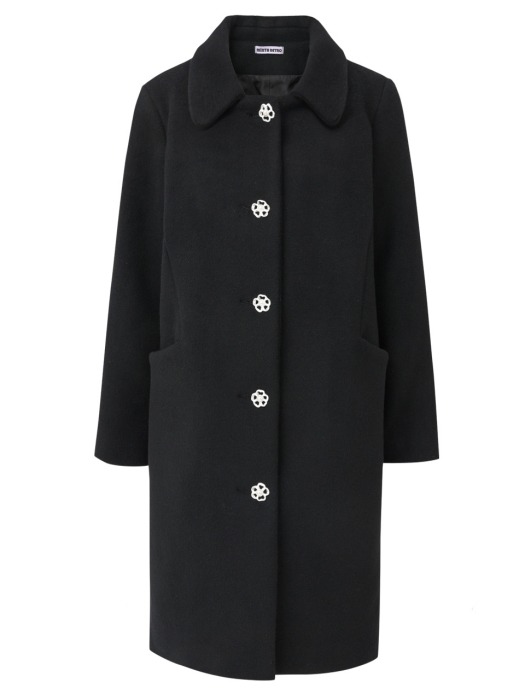 Mimi Black Wool Coat