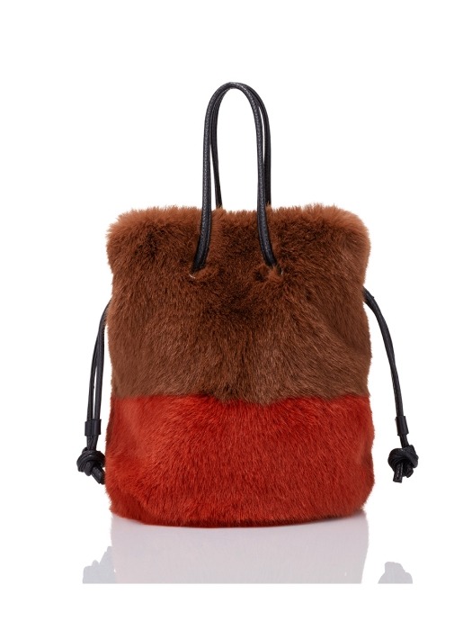 FUR HANDBAG_BROWN(JFBGAJ52)