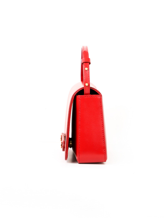 GGUM MINI Leather 3way mini bag Bitz red