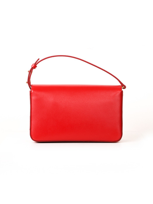 GGUM MINI Leather 3way mini bag Bitz red