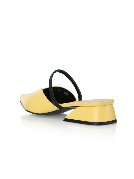 Y.00 Choker Y Mules / YY20S-S38 YELLOW