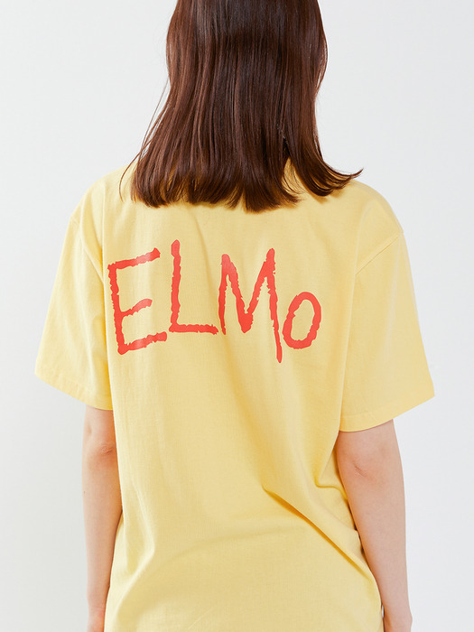 [SM20 SV X Sesame Street] Elmo Logo T-Shirts(Yellow)