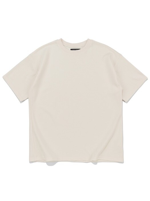 CB STANDARD SHORT ROUND TEE (CREAM)