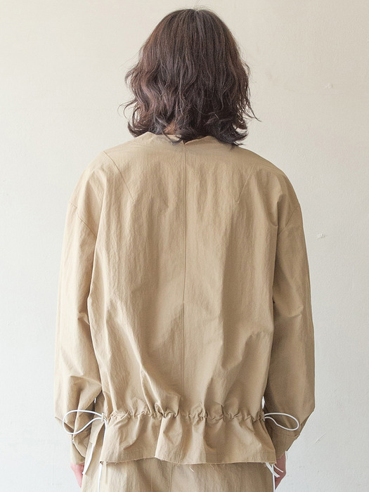 NC PLAIN LS TOP BEIGE