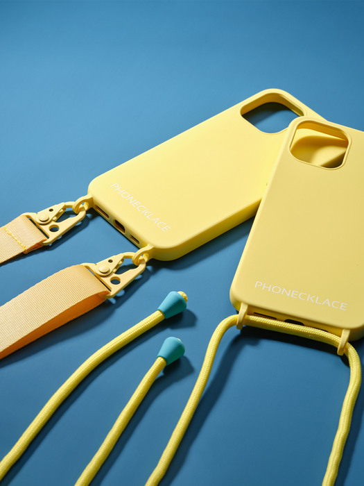 Yellow Silicon Case+Strap Set