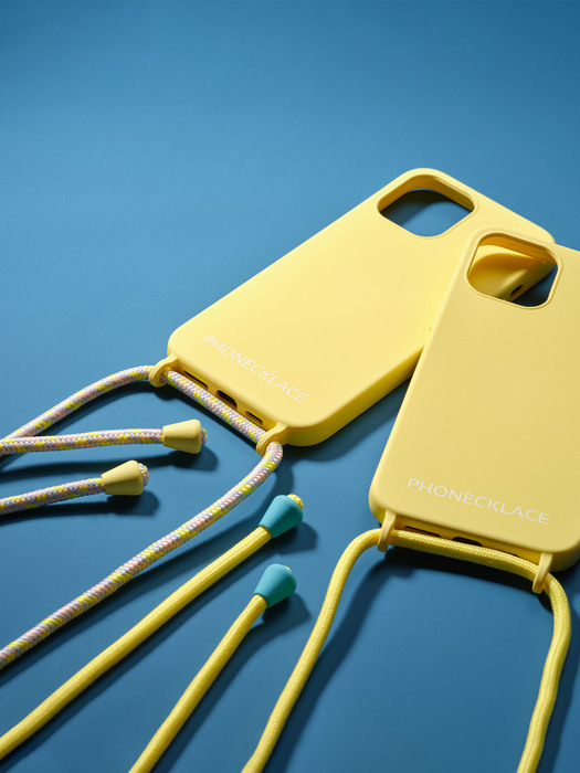 Yellow Silicon Case+Strap Set