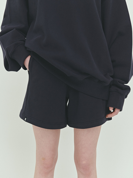 BENSIMON SWEAT SHORTS - NAVY