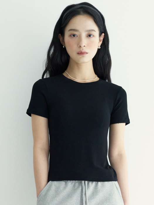 MTOF SOFT SLIM T-SHIRT(BLACK)