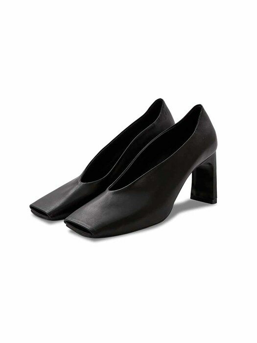 PLUMP HEEL BLACK