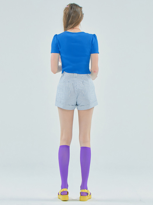 Stripe Shorts_Blue