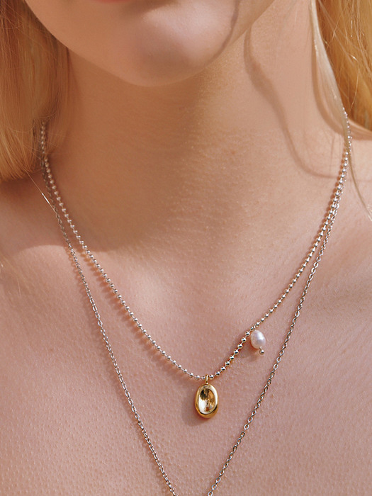 [silver925]Caramel necklace