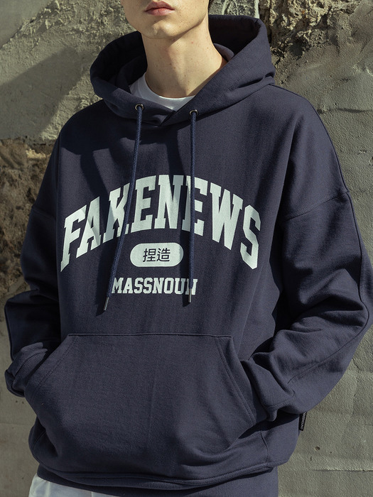 ARCHFAKE LOGO OVERSIZED HOODY MSOHD004-NV