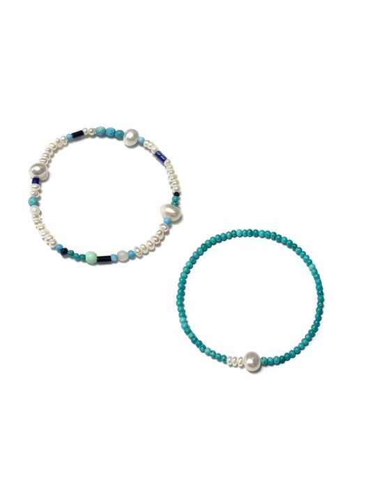 [2SET] Cool Ocean Bracelet