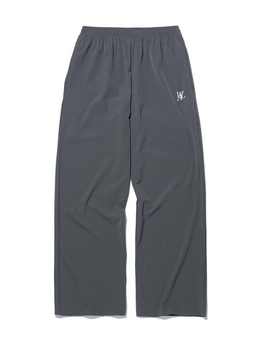 Wide nylon pants - CHARCOAL