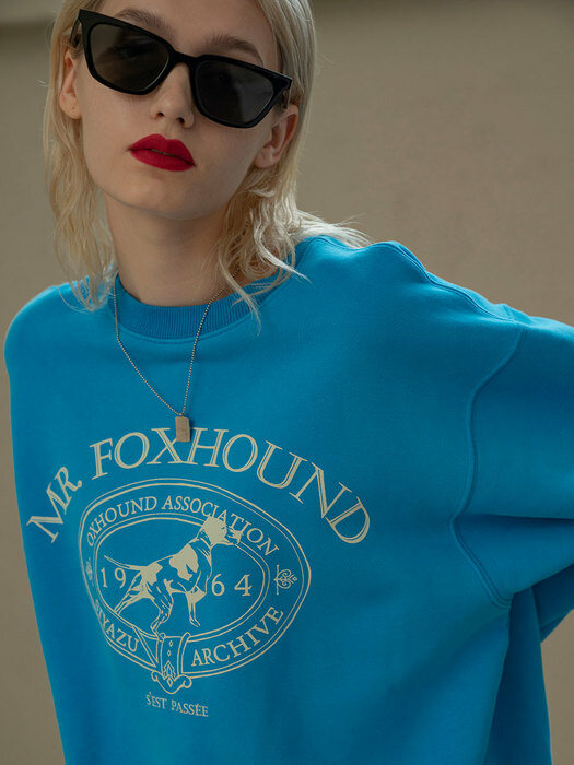 SITP5042 Foxhound Sweat shirt_Bright blue