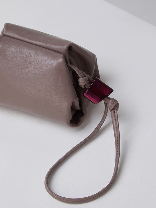 mini pillow bag(Earl grey)