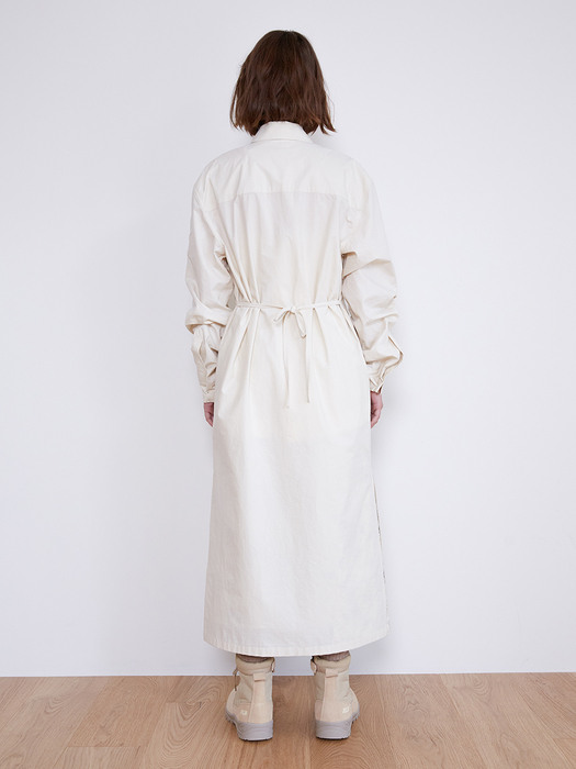 21FW_Long Shirt Dress (Ivory)