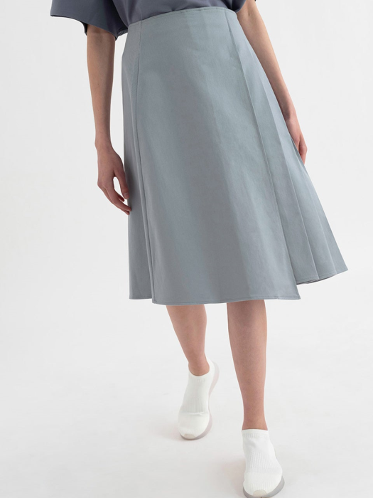 DRILL KILT SKIRT (SEA GREEN)