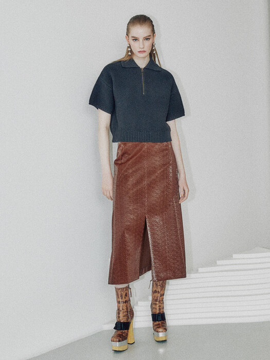 Eco-leather Skirt KW2SS0400_EK