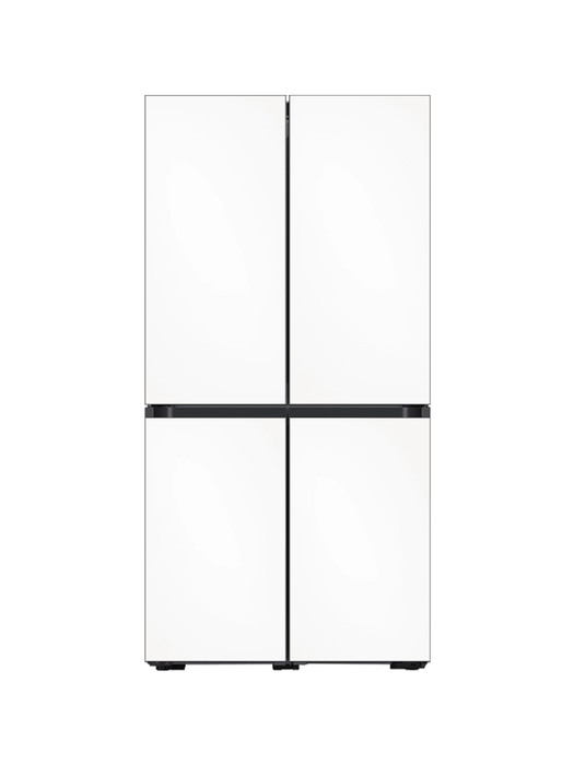 공식파트너 삼성전자 비스포크 키친핏 양문형 냉장고 RF60B91C3W6 새틴화이트