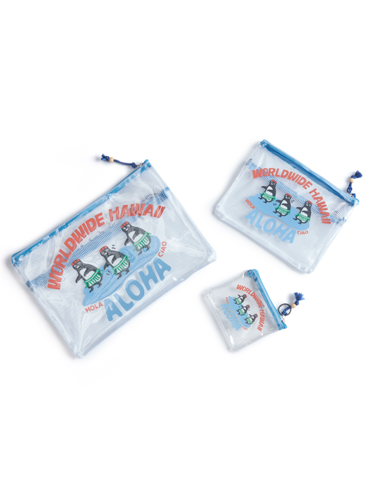 WORLD WIDE HAWAII CLEAR POUCH (3 TYPE)