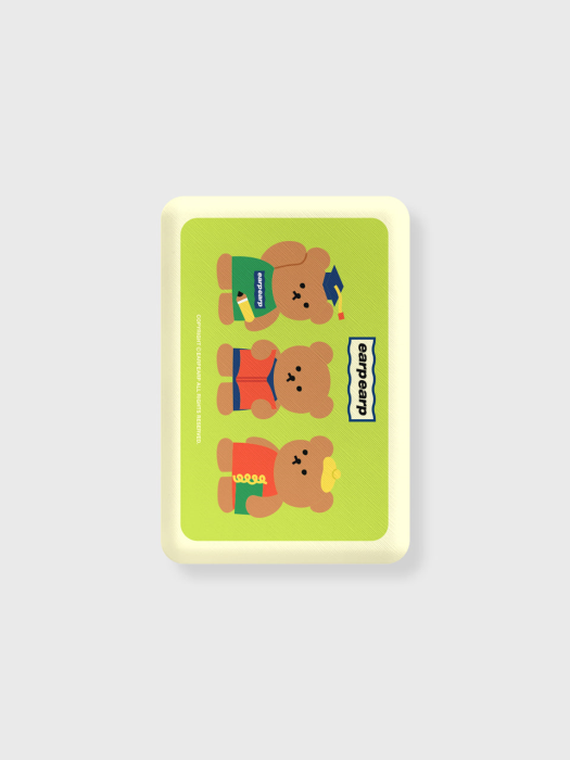 SMART BEAR FRIENDS-GREEN(보조배터리-무선충전)