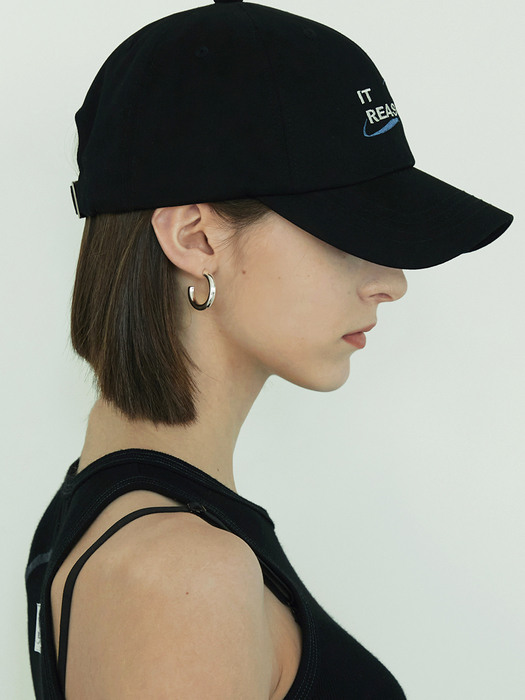 EMBROIDERY LOGO HAT / BLACK