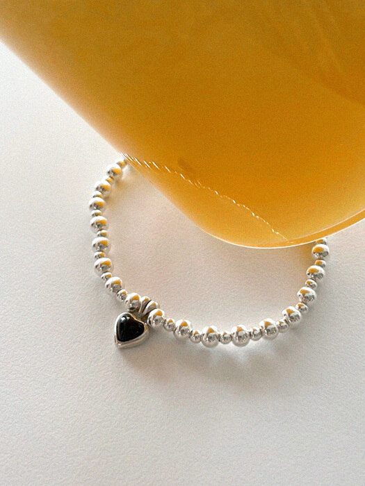 Small ball 04 heart.Bracelet