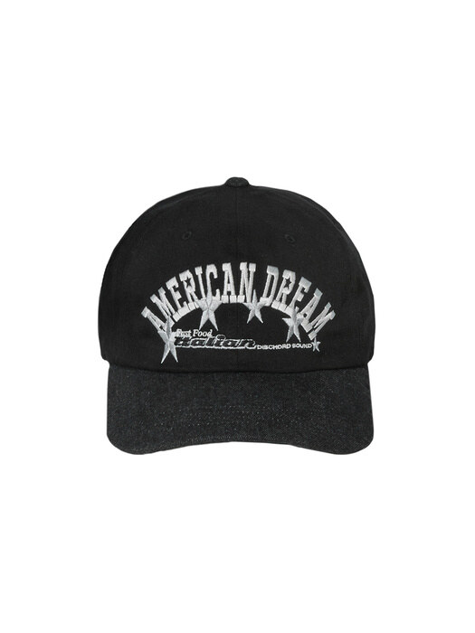 STAR BALL CAP [BLACK]