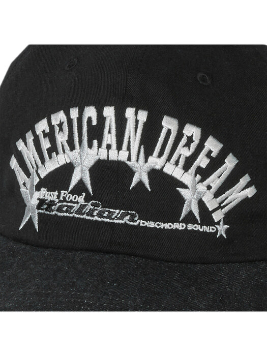 STAR BALL CAP [BLACK]