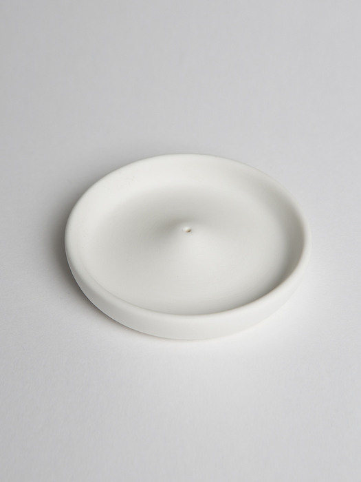 Circle Incense Holder White