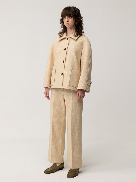 알파카 Alpaca Straight Pants Beige