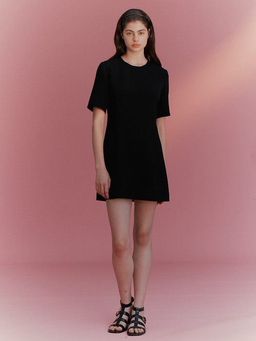 [Drama Signature] Half-sleeve Mini Dress