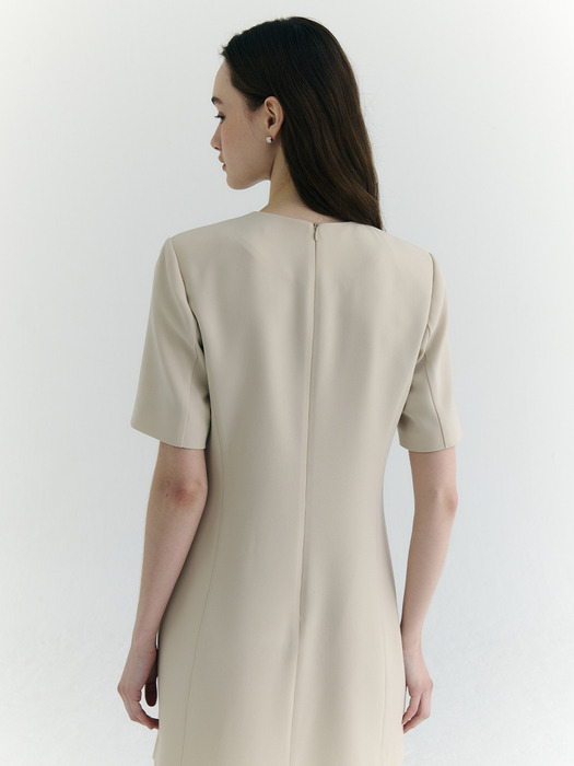 [Drama Signature] Half-sleeve Mini Dress_2color