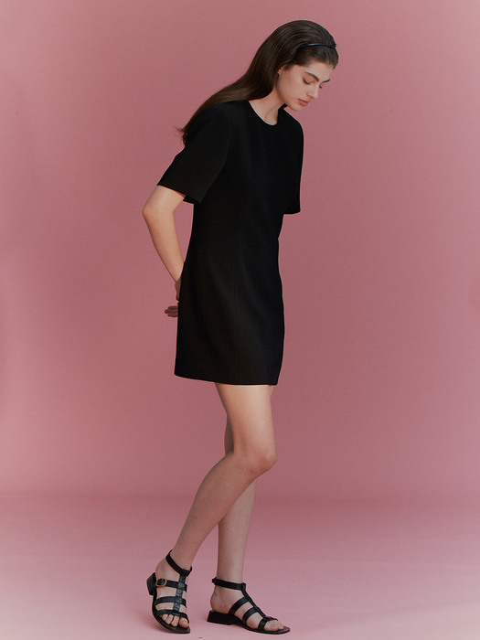 [Drama Signature] Half-sleeve Mini Dress