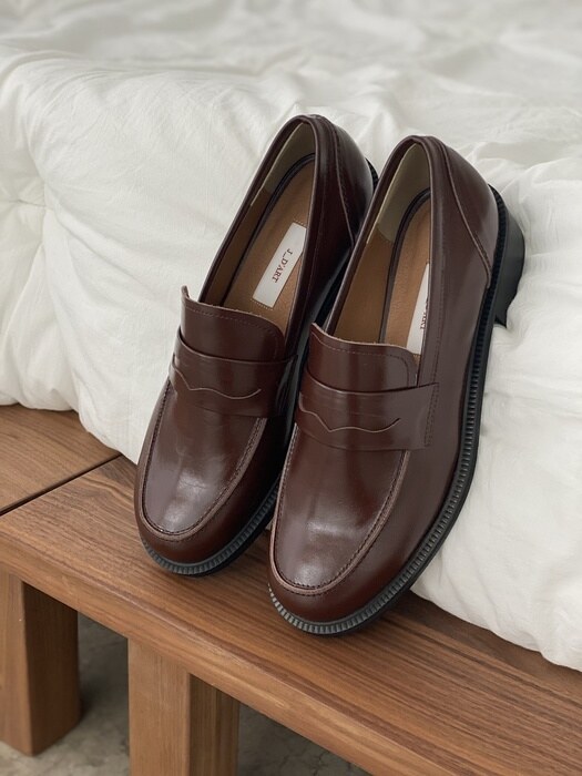 plain classic  penny loafer_5colors