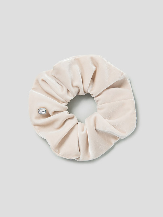 Jewelry Point Hair Scrunchie  Ivory (KE2X8ZM010)