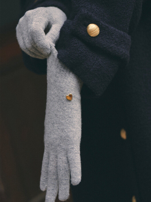 Knit gloves_gray