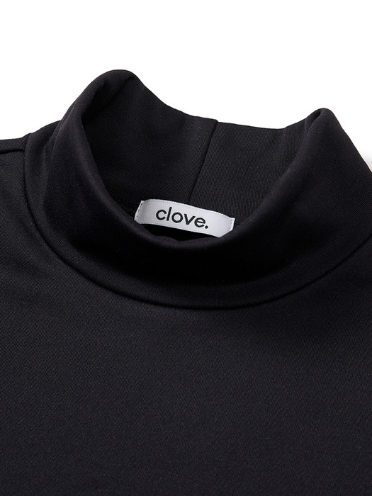 [22FW clove] Symbol Logo Turtle Neck (Black)