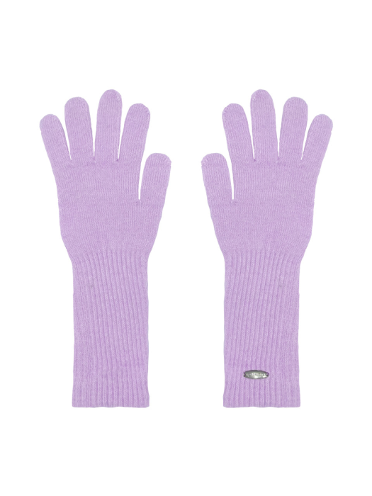 Tri Fluffy Gloves Purple